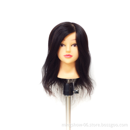 wholesale top quality human hair mannequin heads plastic mannequin head for beauty school